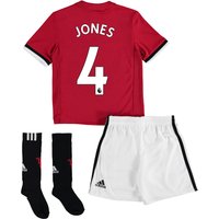 Manchester United Home Mini Kit 2017-18 With Jones 4 Printing, N/A
