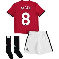 Manchester United Home Mini Kit 2017-18 With Mata 8 Printing, N/A