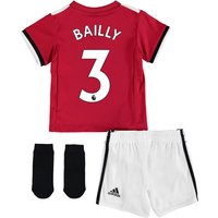 Manchester United Home Baby Kit 2017-18 With Bailly 3 Printing, N/A