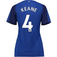 Everton Home Shirt 2017/18 - Womens With Keane 4 Printing, Blue