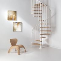 Fontanot Oak70 Spiral Staircase (D)130 Cm