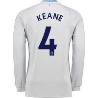 Everton Away Shirt 2017/18 - Long Sleeved With Keane 4 Printing, Black