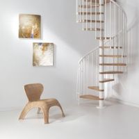 Fontanot Oak70 Spiral Staircase (D)150 Cm