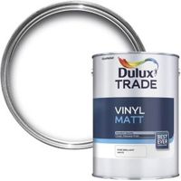 Dulux Trade Pure Brilliant White Matt Emulsion Paint 5L