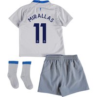 Everton Away Baby Kit 2017/18 With Mirallas 11 Printing, Black
