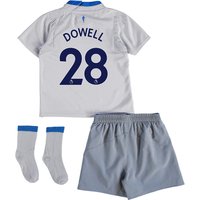 Everton Away Baby Kit 2017/18 With Dowell 28 Printing, Black
