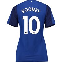 Everton Home Shirt 2017/18 - Womens With Rooney 10 Printing, Blue