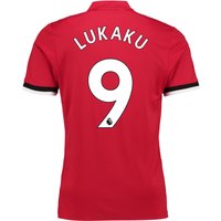 Manchester United Home Shirt 2017-18 With Lukaku 9 Printing, N/A