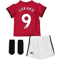Manchester United Home Baby Kit 2017-18 With Lukaku 9 Printing, N/A
