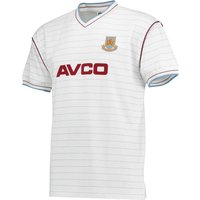 West Ham Utd 1986 Avco Away Shirt - White, White
