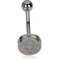 Celtic Crest Body Bar - Stainless Steel, Silver