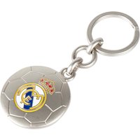 Real Madrid Football Crest Keyring, N/A
