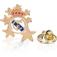Real Madrid Crest Star Pin Badge, N/A