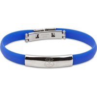 Everton Rubber Crest SS Bracelet, N/A