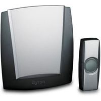 Byron Wirefree Black Portable Door Chime
