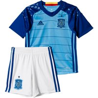 Spain Home Goalkeeper Mini Kit 2016 SMU Lt Blue, Blue