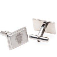 Arsenal Rectangle Crest Cufflinks - Stainless Steel, N/A