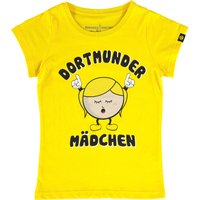 BVB Dortmund Girls Character T-Shirt Yellow - Girls, Yellow