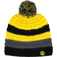 BVB Stripe Bobble Hat - Black/Yellow - Womens, Black