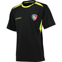 Leicester Tigers Gym T-Shirt - Junior - Black/Fluro Green, Black