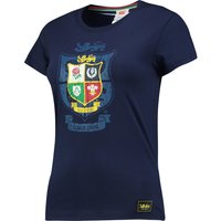 British & Irish Lions Crest T-Shirt - Peacoat - Womens, Navy