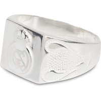Real Madrid Crest Ring - Sterling Silver, Silver