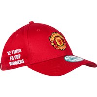Manchester United New Era FA Cup Winners Basic 9FORTY Adjustable Cap -, Red