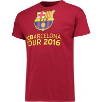 Barcelona 2016 Tour T-Shirt - Mens - Cardinal Red, Red