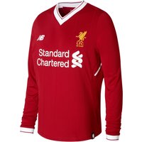 Liverpool Home Shirt 2017-18 - Long Sleeve - Kids, Red