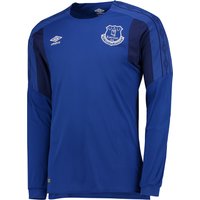 Everton Home Shirt 2017/18 - Junior - Long Sleeved, Blue
