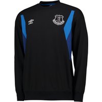 Everton Training Drill Top - Junior - Black/Sodalite Blue, Black