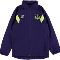 Everton Training Shower Jacket - Junior - Parachute Purple/Safety Yell, Purple