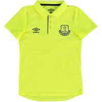 Everton Training Poly Polo - Junior - Safety Yellow/Parachute Purple, Purple