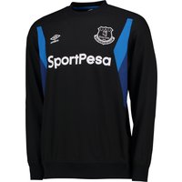 Everton Training Drill Top - Black/Sodalite Blue, Black