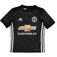 Manchester United Away Shirt 2017-18 - Kids, Black