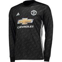 Manchester United Away Shirt 2017-18 - Long Sleeve, Black