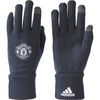 Manchester United Gloves - Dark Grey, Grey