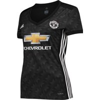Manchester United Away Shirt 2017-18 - Womens, Black