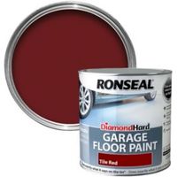 Ronseal Diamond Tile Red Satin Garage Floor Paint2.5L