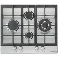Cata GHD60SS 4 Burner Cast Iron & Stainless Steel Gas Gas Hob