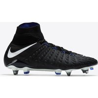 Nike Hypervenom Phantom III Dynamic Fit Soft Ground Pro Football Boots, Black/White