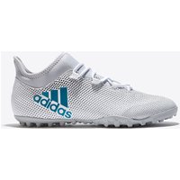 Adidas X Tango 17.3 Astroturf Trainers - White/Energy Blue/Clear Grey, White/Blue/Grey/Clear