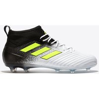 Adidas Ace 17.2 Firm Ground Football Boots - White/Solar Yellow/Core B, Black/White/Yellow
