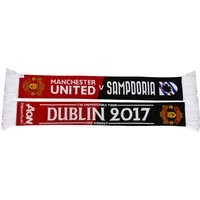 Manchester United Match Up Scarf - Red/Black - Adult, Black