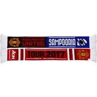 Manchester United Match Up Scarf - Red/Royal - Adult, Blue