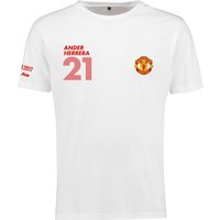 Manchester United Target Ander Herrera T-Shirt - White - Mens, White