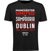 Manchester United Tour 2017 Match Up T-Shirt - Black - Mens, Black