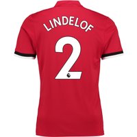 Manchester United Home Shirt 2017-18 With Lindelof TBC Printing, N/A