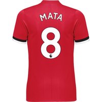 Manchester United Home Adi Zero Shirt 2017-18 With Mata 8 Printing, N/A