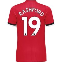 Manchester United Home Adi Zero Shirt 2017-18 With Rashford 19 Printin, N/A